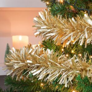 200cm Gold Tinsel